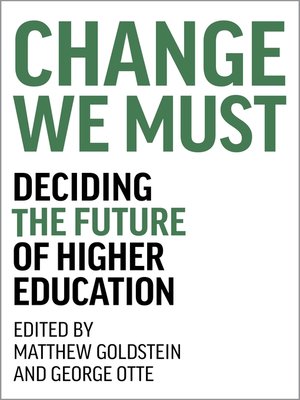 cover image of Change We Must